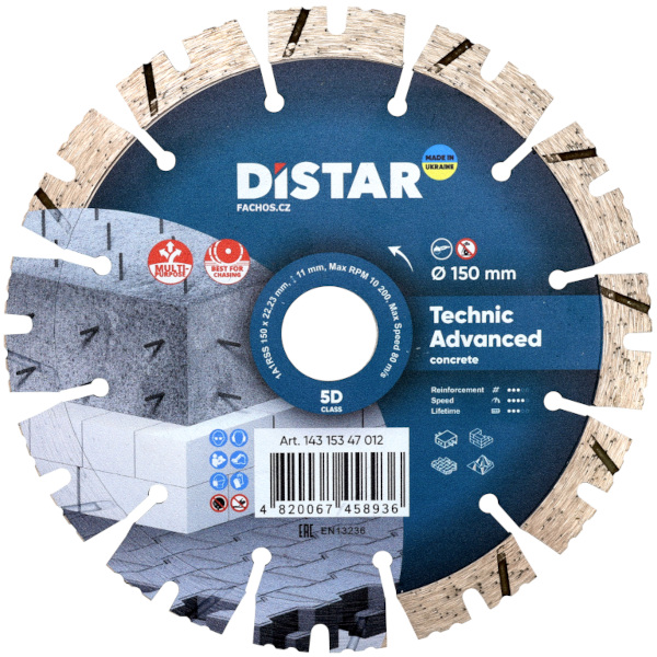 DiStar Technic Advanced - popis kotouče